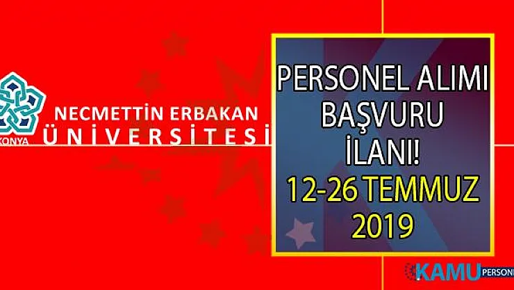 Necmettin Erbakan Üniversitesi 26 temmuza kadar 24 öğretim üyesi alımı yapacaktır!