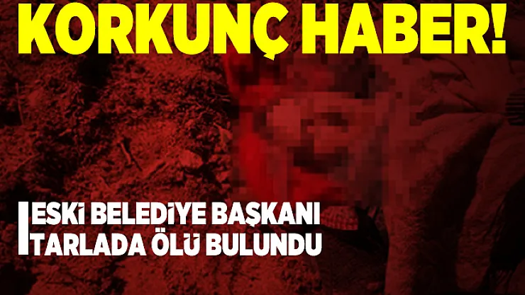 Niğde Eski Belediye Başkanı Mahmut Durak 83 yaşındaki bir kişi tarafından öldürüldü!