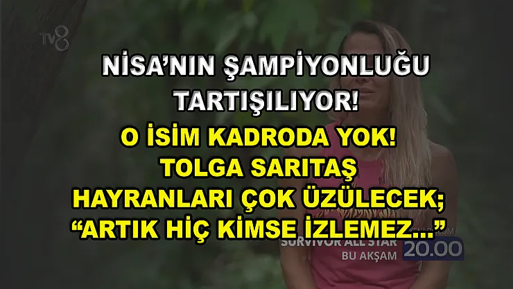 Nisa'nın şampiyonluğu tartışılıyor! Survivor Nagihan açtı ağzını yumdu gözünü! 'Sahada kazandığımızı…'