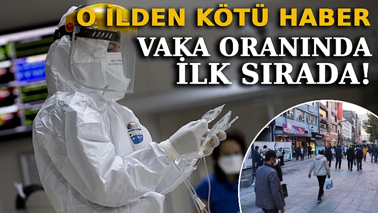 O İl Koronavirüs Vaka Oranında İlk Sırada!