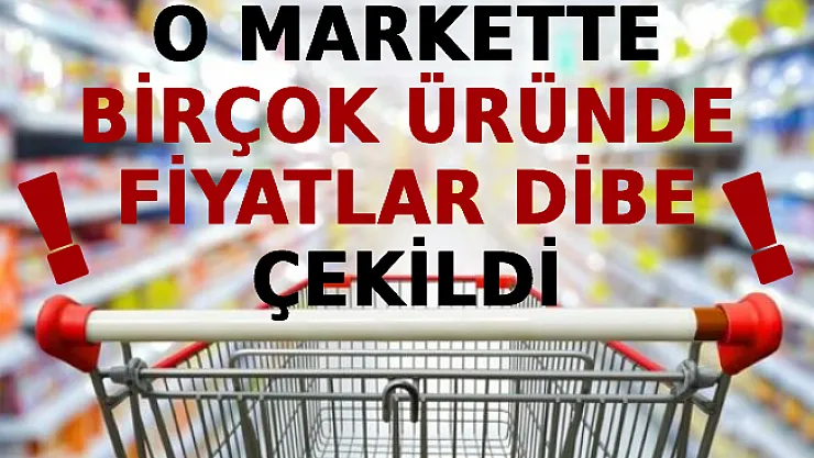 O Markette Müthiş Cuma İndirimleri Başladı: Birçok Üründe Fiyatlar Dibe Çekildi