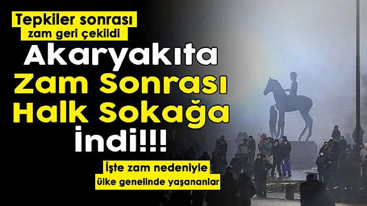 O ülkede şoke eden olay! Akaryakıta gelen zam sonrası halk sokağa indi! Zamlar geri çekildi