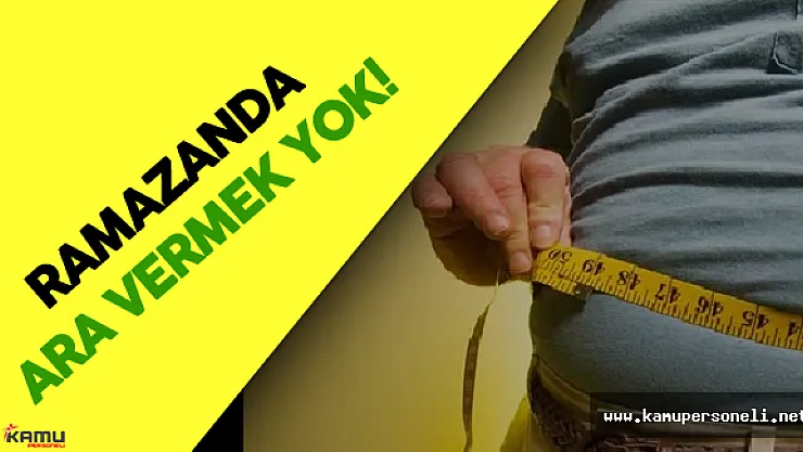 Obezite ile Mücadele Ramazan Ayında Devam Edecek