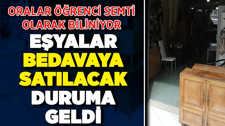 Öğrenciler gelmedi: Dükkanlar eşya ile doldu taştı