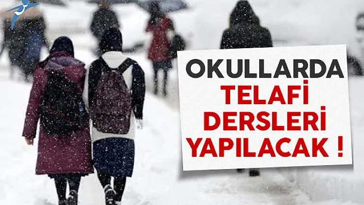 Öğrencilerin beklemediği gelişme: Telafi dersleri yapılacak