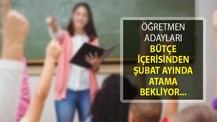 Öğretmen Adayları MEB Bütçesinden Şubat Ayında Atama Bekliyor!