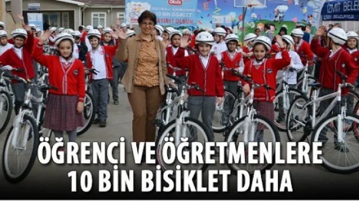 Öğretmen ve Öğrencilere Bisiklet Dağıtıldı