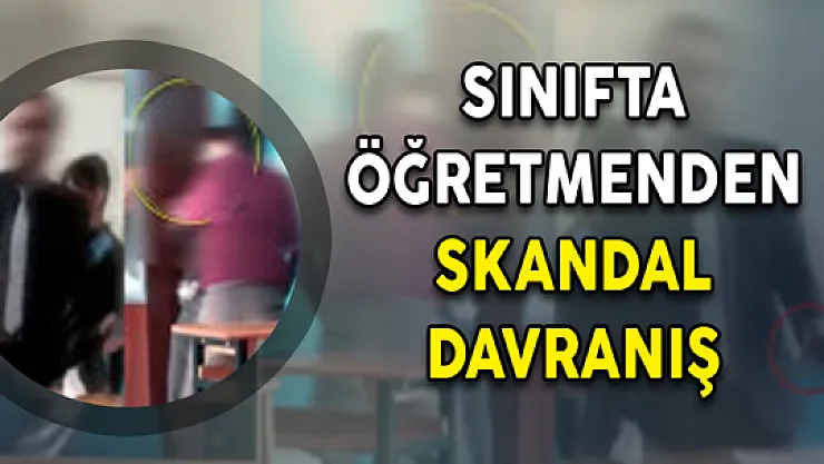 Okulda Skandal Olay ! Öğretmen Öğrencilere Öyle Bir Şey Yaptı Ki Açığa Alındı