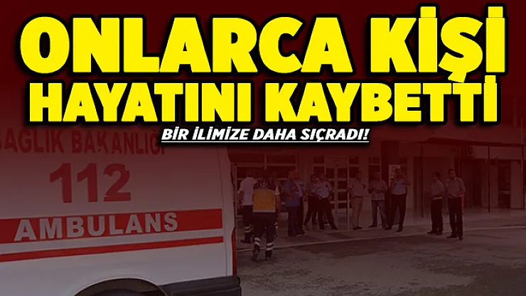 Onlarca kişi hayatını kaybetti! Bir ilimize daha sıçradı