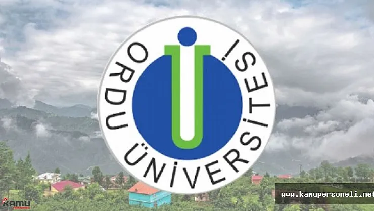 Ordu Üniversitesi Akademik Personel Alımı İlanı