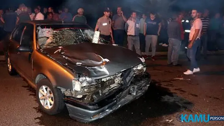 Ordu'da Feci Kaza ! Otomobil Yayaların Arasına Daldı: Ölüler ve Yaralı Var