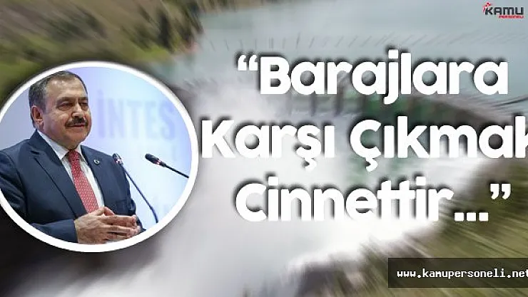 Orman Bakanı: &quotBarajlara Karşı Çıkmak Cinnettir"