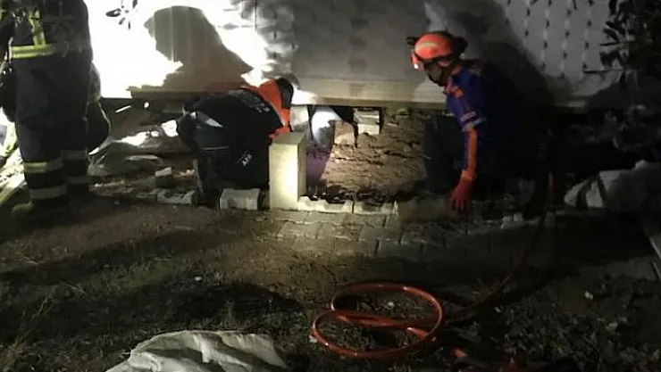 Osmaniye'de konteynerin altında kalan adam feci şekilde can verdi