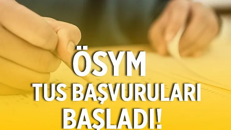 ÖSYM duyurdu! 2020 TUS ve STS Tıp Doktorluğu 2. Dönem başvuruları başladı!
