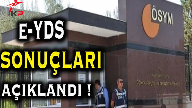 ÖSYM: e-YDS Sonuçları Erişime Açıldı