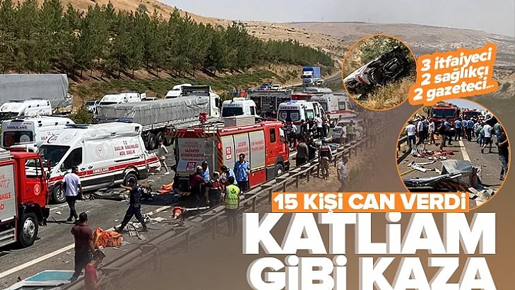 Otoyolda katliam gibi kaza! 15 kişi hayatını kaybetti, onlarca yaralı var: Gazeteciler, itfaiye erleri ve sağlıkçılar vefat etti