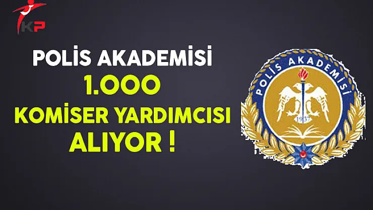PAEM 1000 Komiser Yardımcısı Adayı Alıyor