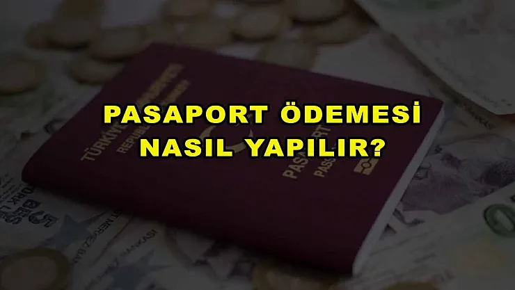 Pasaport Ödemesi Nasıl Yapılır?