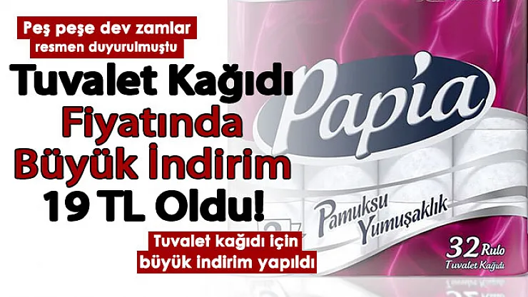 Peş peşe dev zam gelen tuvalet kağıdı için büyük kampanya başlatıldı! Tuvalet kağıdı için dev indirim yapıldı 19,90 liraya satılıyor: Kota sınırı yok, tükenmeden hemen alın