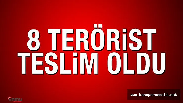 PKK'nın Barınma Alanlarından Kaçan Teröristler Teslim Oldu