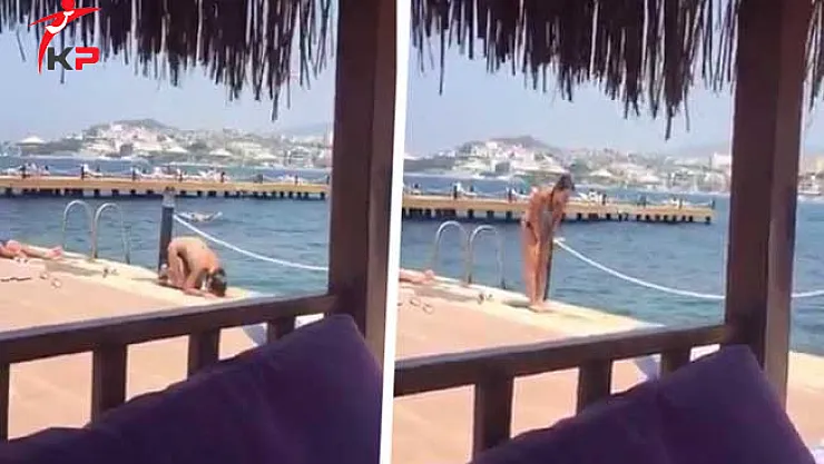 Plajda Bikini İle Namaz Kıldı! Sosyal Medya Sallandı