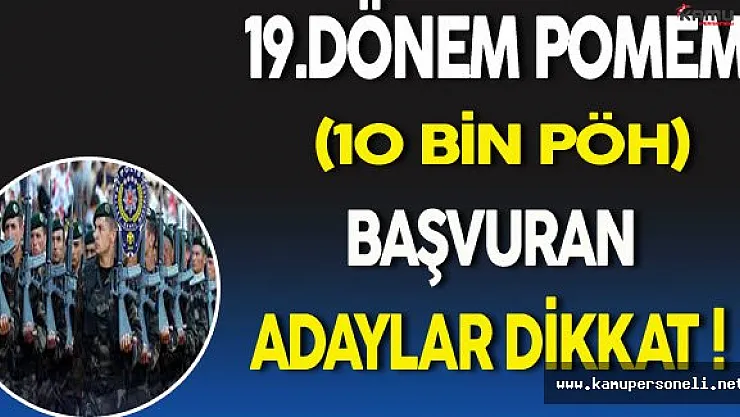 PÖH Adaylarına Polis Akademisinden Önemli Son Dakika Duyurusu !