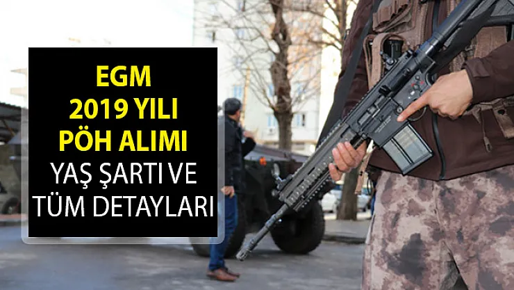 PÖH Alımı Son Dakika! PÖH Alımı Yapılacak Mı? EGM 24. Dönem Polis Özel Harekat Polisi PÖH Alımı Başvuru Şartları! PÖH Alımı Başvuruları