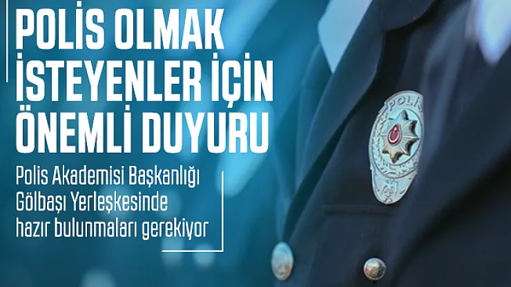 Polis olmak isteyenler için önemli duyuru: 2020 Polis alımı için PAEM yeni yedek duyurusu yayımladı!