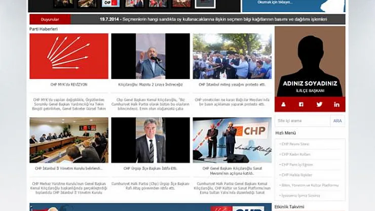 Resmen ilan edildi! Resmi siteye İBB Başkanı Olarak Eklendi...