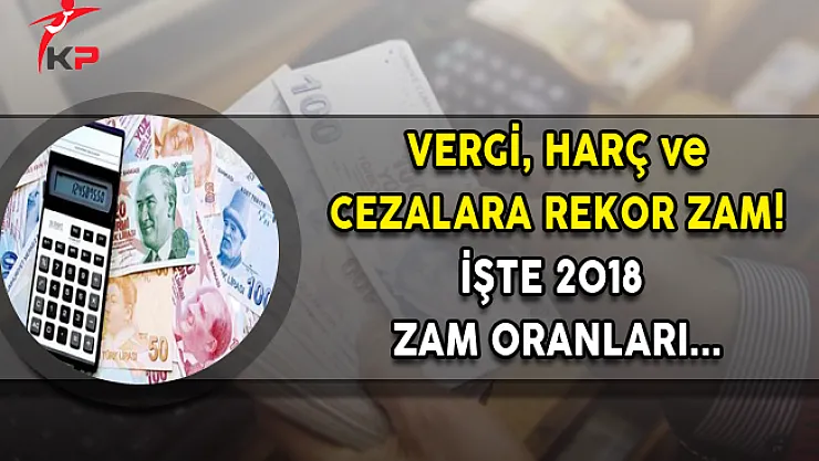 Resmi Gazete'de Yayımlandı: Vergi, Harç ve Cezalar Zamlanacak