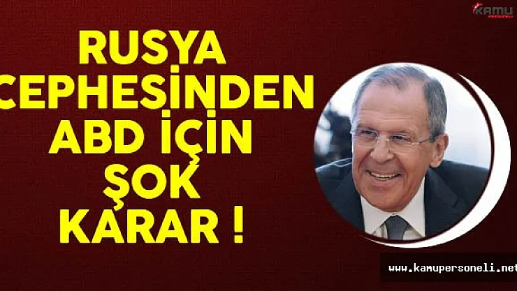 Rusya Cephesinden ABD'ye Tokat