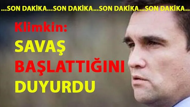 Rusya tarafsız sularda Ukrayna'ya karşı bir savaş başlattı