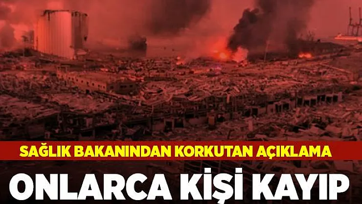 Sağlık Bakanı açıkladı! Lübnan'da ölü sayısı yükseldi! Kayıp ve yaralı sayısında korkunç artış!