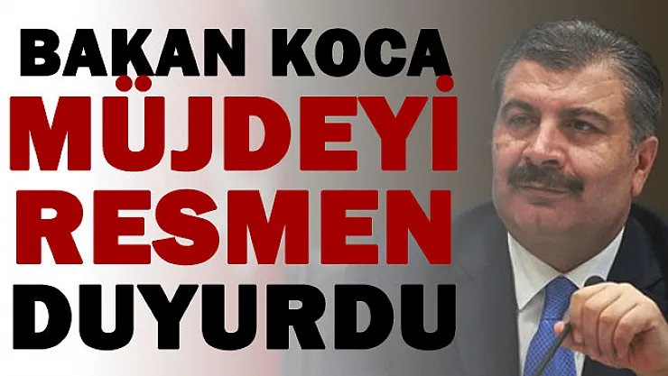 Sağlık Bakanı Fahrettin Koca müjdeyi duyurdu! Bundan sonra uygulanacak