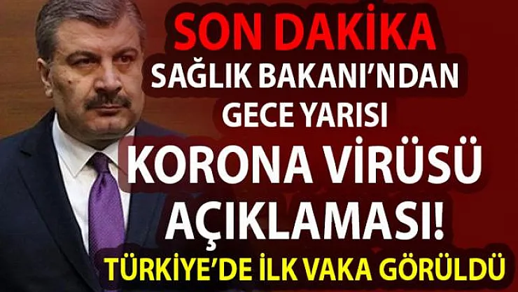 Sağlık bakanı Koca'dan Son dakika korona virüsü açıklaması! Hudut ve Sağlık çalışanlarının izinleri iptal edildi