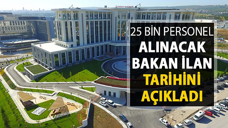 Sağlık Bakanlığı 25 Bin Kamu Personeli Alımı Yapacak ! İlan Tarihini Bakan Koca Açıkladı