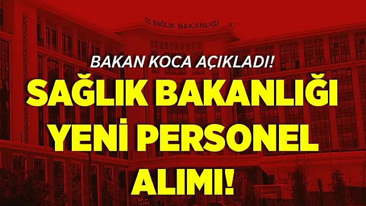 Sağlık Bakanlığı alımlarını bekleyenlere müjde! Bakanlık yeni personeller alacak! Başvuru şartları belli oldu mu?