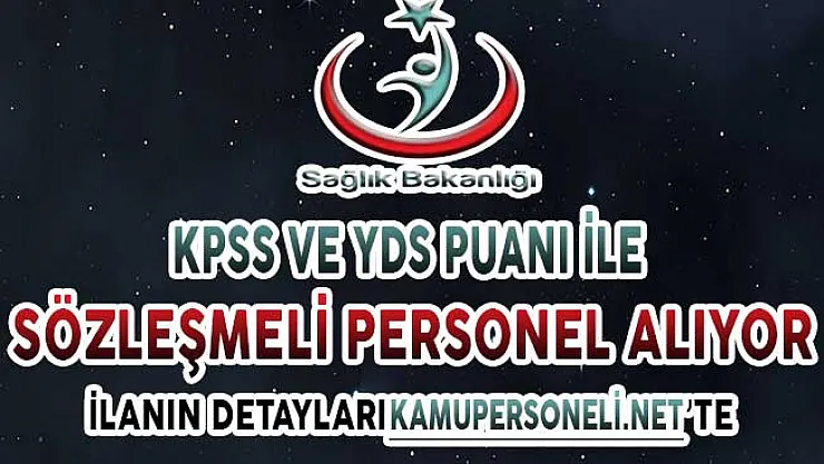 Sağlık Bakanlığı Sözleşmeli Bilişim Personeli Alımı Yapıyor !