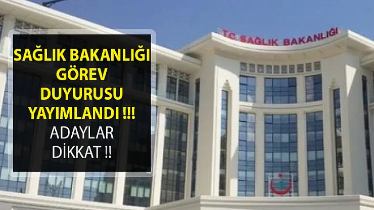 Sağlık Bakanlığından Personel Alımı Hakkında Yeni Açıklama! Göreve Başlama Duyurusu!