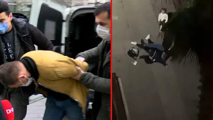 Samsun'da kan donduran olay! Kızının önünde eski karısını sokak ortasında darp etti!