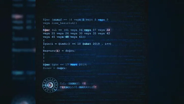 Sanayi ve Teknoloji Bakanlığından 'kod'lu paylaşım