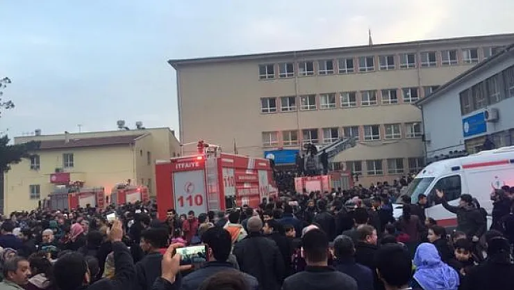 Şanlıurfa'da bir ilkokulda yangın çıktı! Yangından etkilenen bir çok öğrenci hastaneye kaldırıldı!