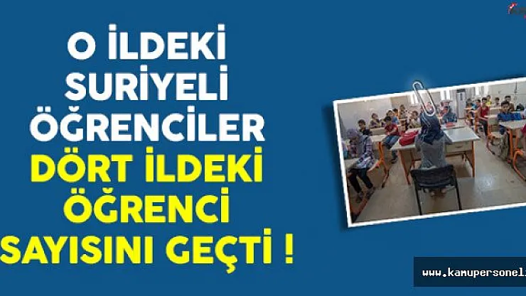 Şanlıurfa'daki Suriyeli Öğrenciler Bazı İllerdeki Öğrenci Sayısını Geçti