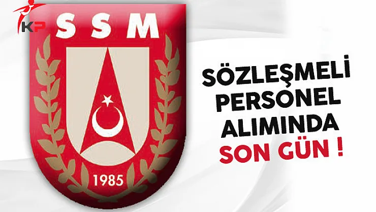 Savunma Sanayi Müsteşarlığı Sözleşmeli Memur Personel Alımında Son Gün !