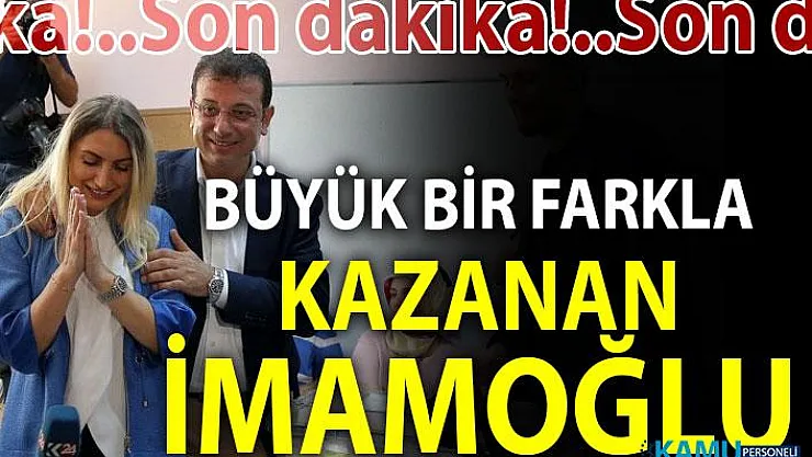 Seçimi Kazanan Ekrem İmamoğlu oldu. Binali yıldırım İmamoğlunu tebrik etti