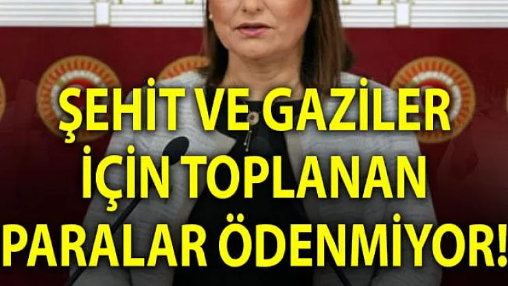 Şehit ve gaziler için toplanan paralarla ilgili flaş iddialar!..