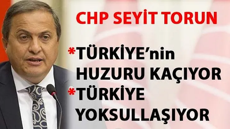 Seyit Torun: Türkiye, iktidarın ekonomi yönetiminin faturasını ödemekten bunaldı