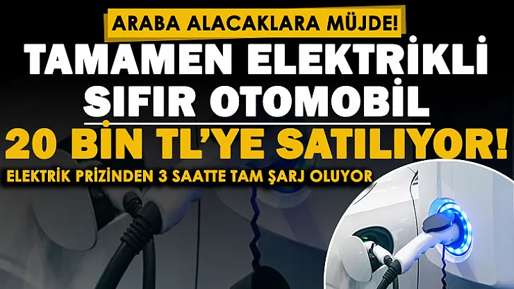 Sıfır otomobil almak isteyenlere müjdeli haber! 20 bin liraya elektrikli sıfır model J10 ve Citroen Ami otomobil satılıyor