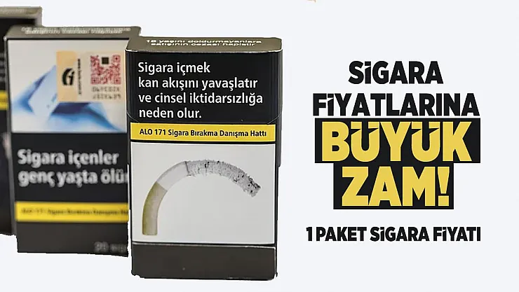 Sigara fiyatlarına büyük zam! 1 paket sigara fiyatı