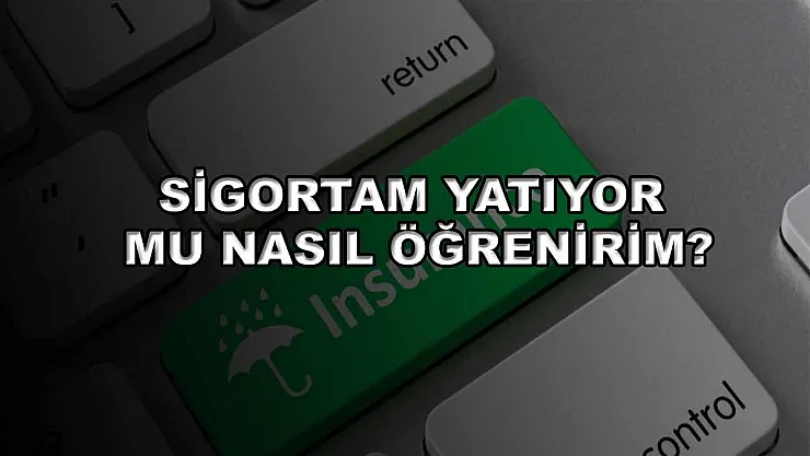 Sigortam Yatıyor Mu Nasıl Öğrenirim?